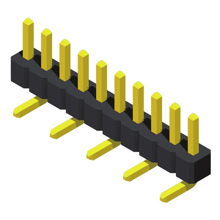 Pin Header 1.0mm 1 Row H=1.0mm SMT Type