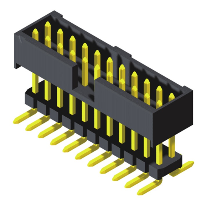 Box Header 2.0mm H=4.8mm Elevated SMT Type