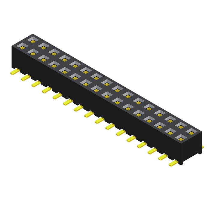 Female Header 2.0mm 2 Row H=3.56mm SMT Type