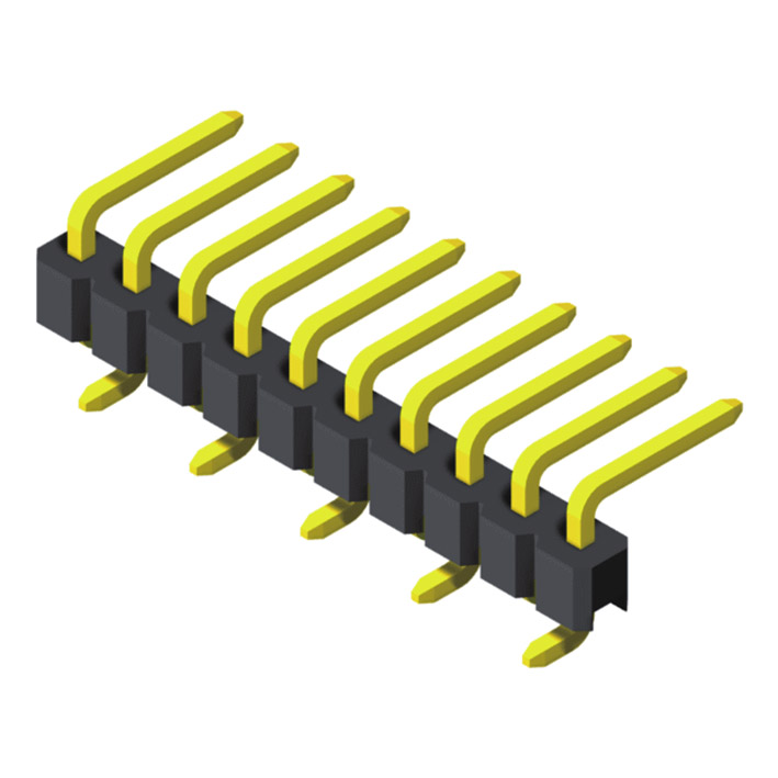 Pin Header 2.54mm 1 Row H=2.5mm Mixed Technology Pin Type