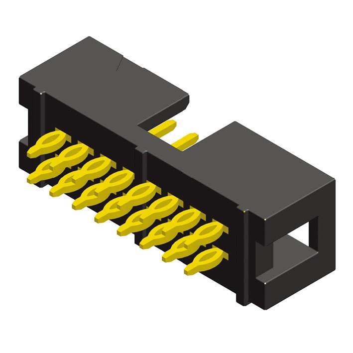 Box Header 2.54mm Press Fit Type