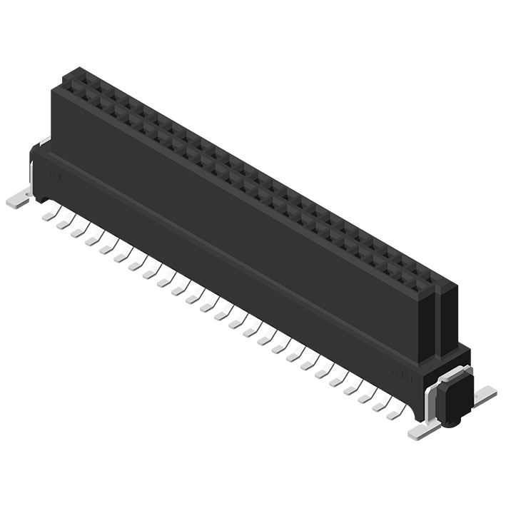 High Speed Board to Board 1.27mm Female H=9.0