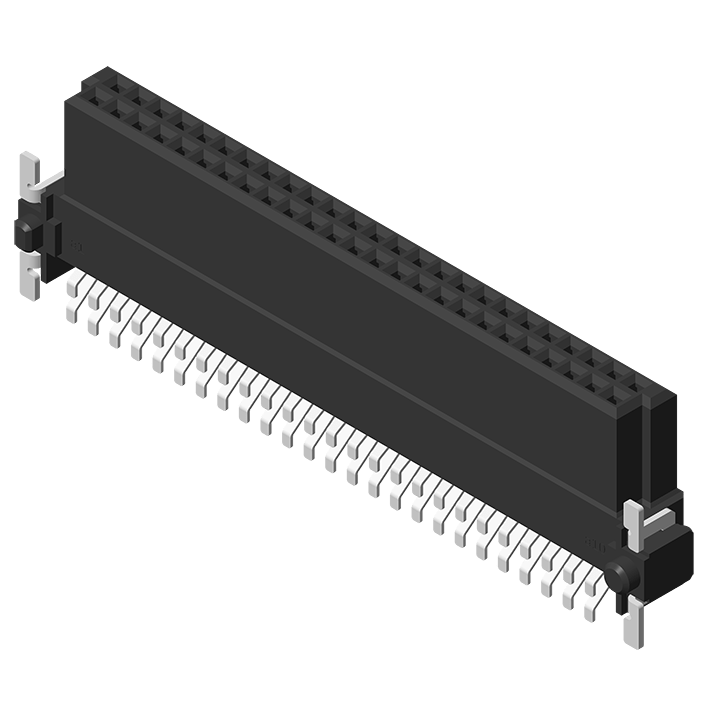 High Speed Board to Board 1.27mm Female SMT R/A Type H=9.6