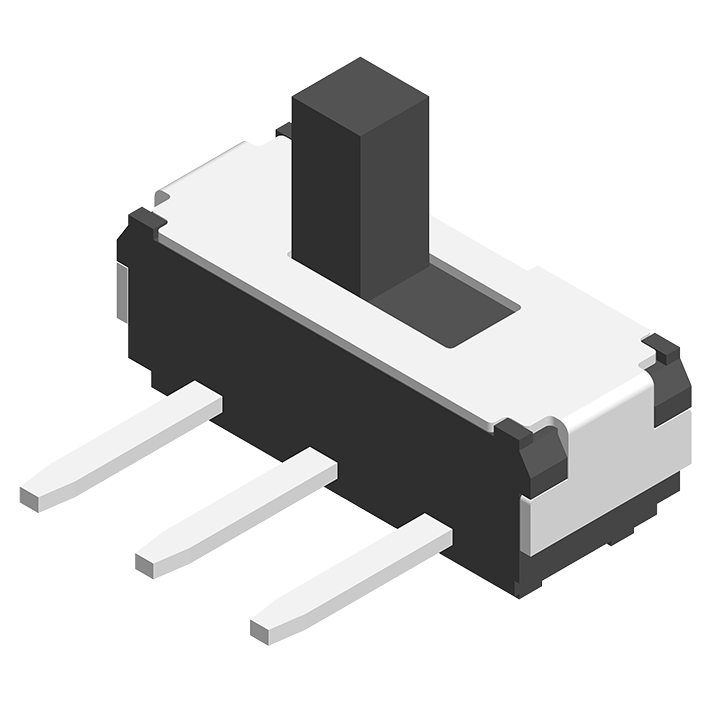 Slide Switch SMT 180° 3P H=5.5/6.5/7.5mm