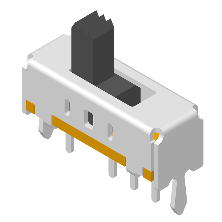 Slide Switch DIP 180° 4P H=8.7mm