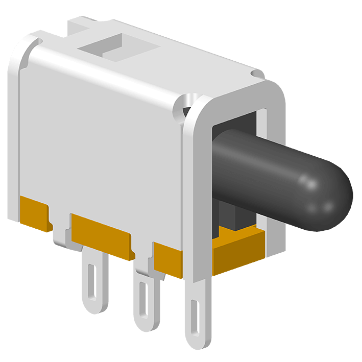 Push Button Switch DIP 90° 3P H=6.5mm