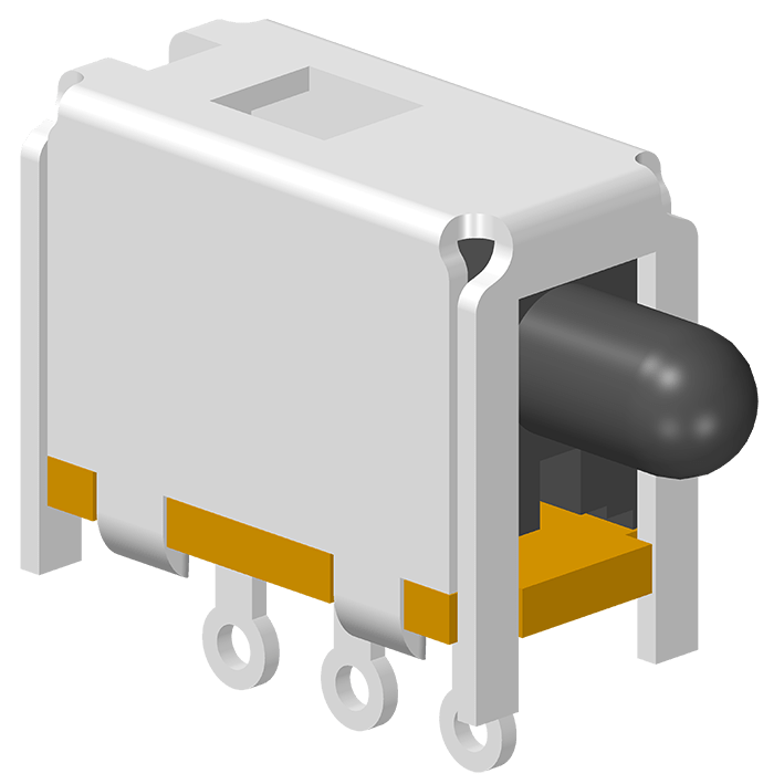Push Button Switch DIP 90° 3P H=10.0mm