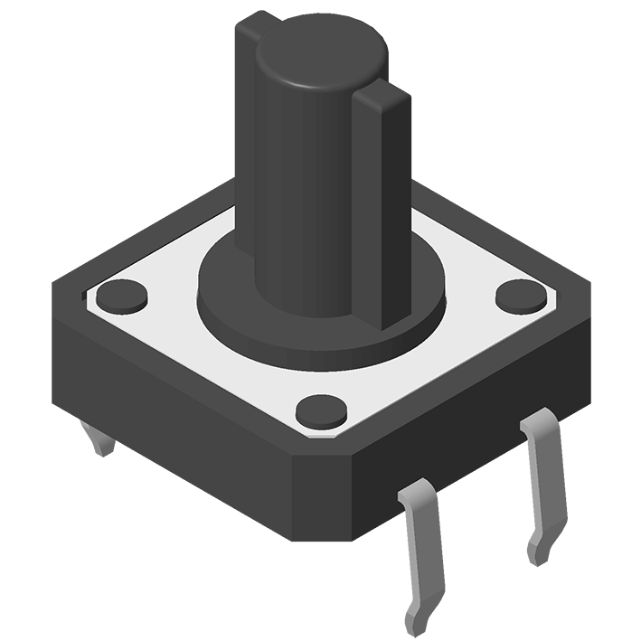 Tact Switch DIP 180° 4P H=12mm