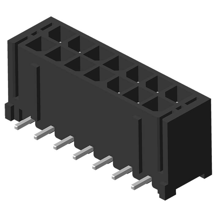 3000 Series 3.0mm Wafer SMT Straight Type W/O Forking Grounding