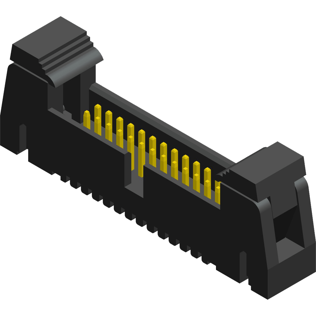 Ejector Header 1.27x1.27mm Right Angle Type