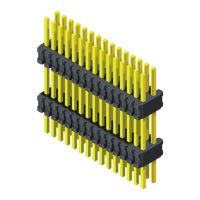 Pin Header 0.8mm 2 Row H=1.4mm Stack Straight Type