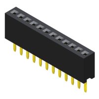 Female Header 1.27mm 1 Row H=3.4mm Straight Type