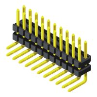 Pin Header 2.0mm 2 Row Stack Right Angle Type