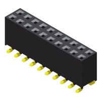 Female Header 2.0mm 2 Row H=6.35mm SMT Type