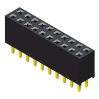 Female Header 2.0mm 2 Row H=6.35mm Straight Type