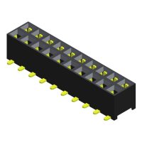 Female Header 2.54mm 2 Row H=4.5mm SMT Type