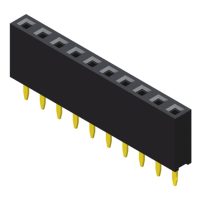 Female Header 2.54mm 1 Row H=7.1mm Straight Type
