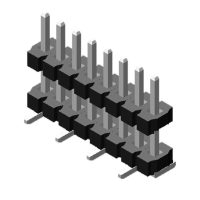 Pin Header 3.96mm 1 Row H=3.2mm Stack SMT type