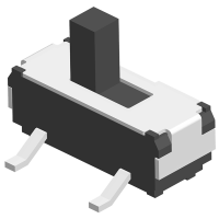 Slide Switch SMT 180° 3P H=5.5/6.5/7.5mm